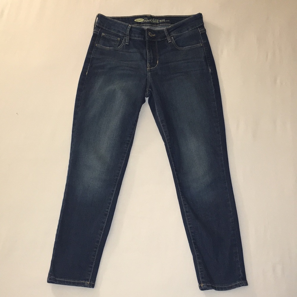 Old Navy cropped blue jeans size 2.